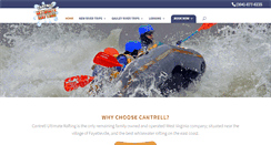 Desktop Screenshot of cantrellultimaterafting.com