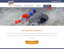 Tablet Screenshot of cantrellultimaterafting.com